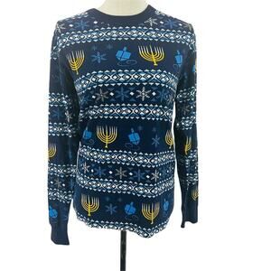 Hanna Andersson Hanukkah Women's Long John Top Small Sleep Shirt